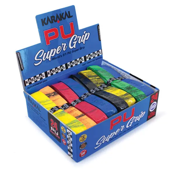 Karakal PU Super Replacement Grip Multi 24 box