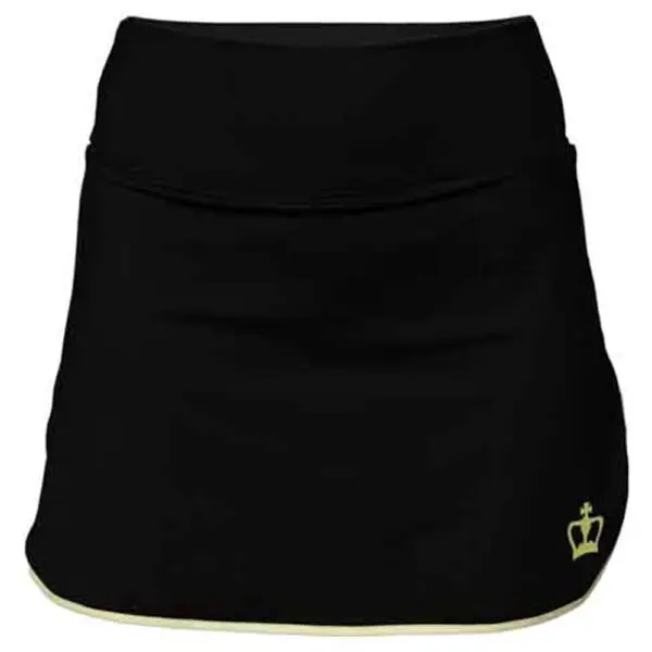 Black Crown Womens Skirt (Black/Lime)