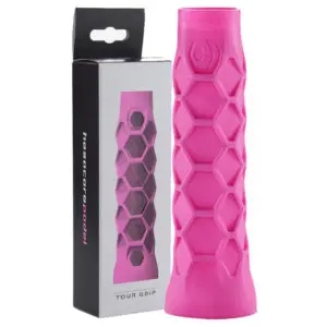 Hesacore grip in pink color - a tennis accessory for a comfortable and secure hand grip