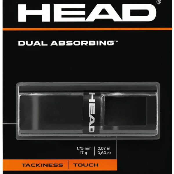 Head Dual Absorbing Replacement Grip (Black)