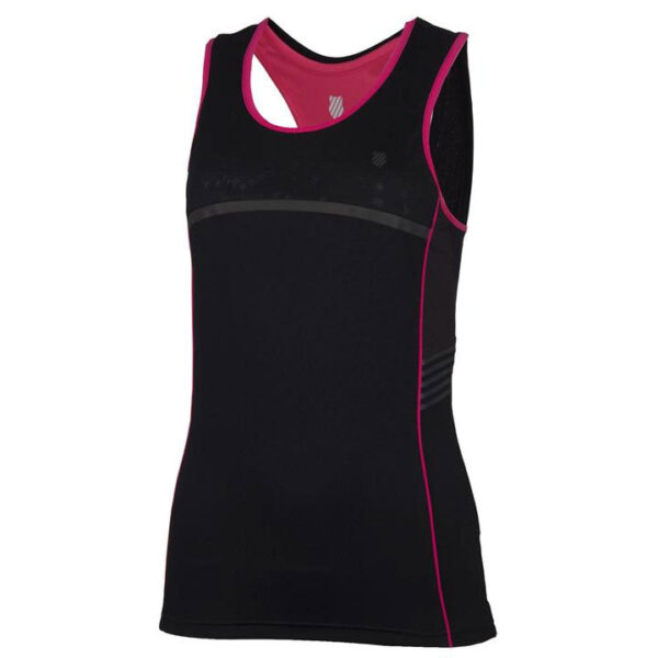 K-Swiss Hypercourt Speed Women's Tank Top (Black) - Size: X Small