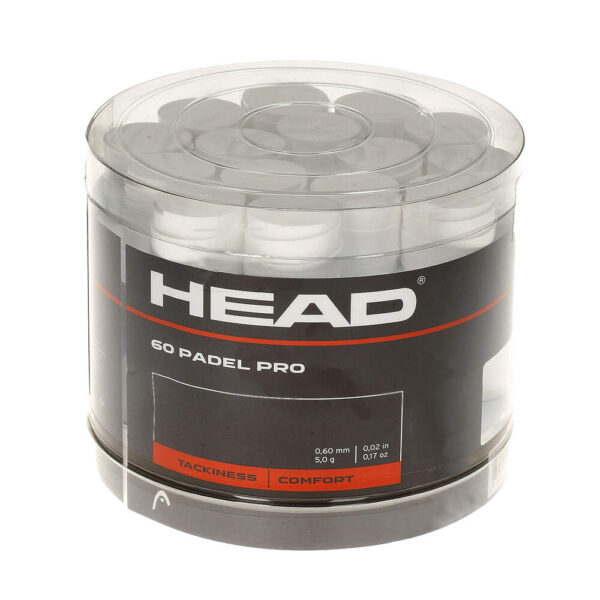 Head Padel Pro Overgrip 60 Tub (White)