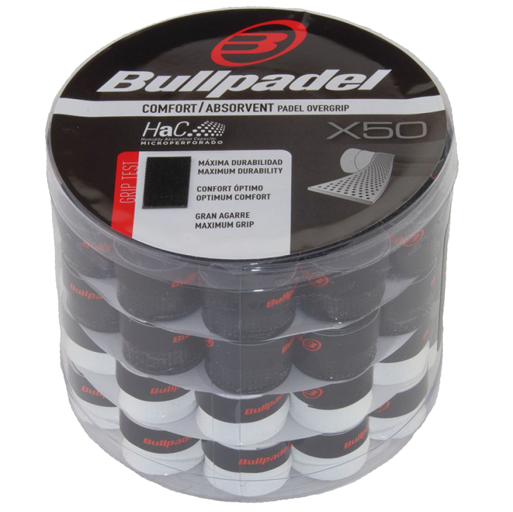 Bullpadel Comfort Dry Overgrips (50 Pack)