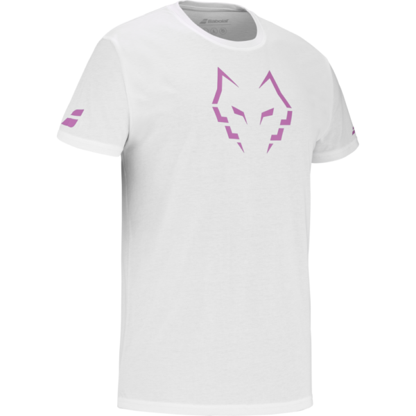 Babolat Cotton Tee Lebron (White/White) (2025)