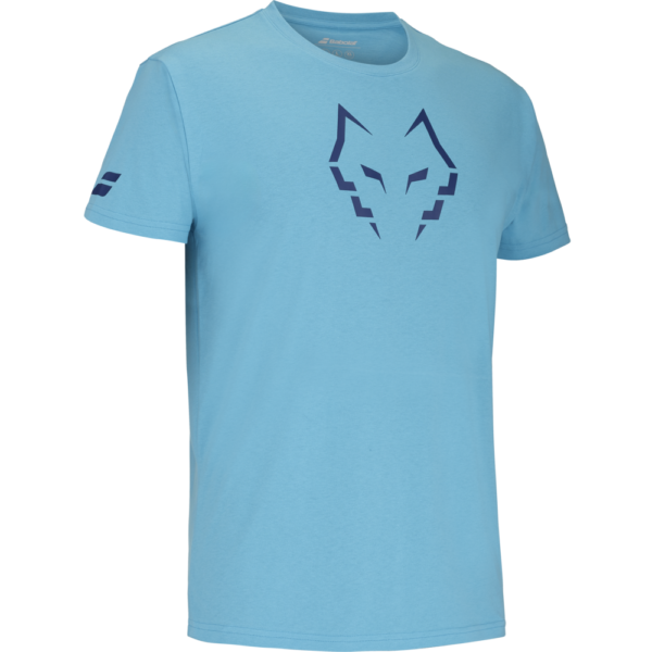 Babolat Cotton Tee Lebron (Cyan Blue) (2025)