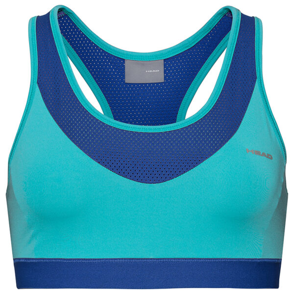 Head Womens Traverse Bra - Size: X-Small | Colour: Aqua/Royal Blue
