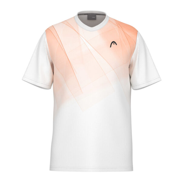 Head Mens Topspin T-Shirt (White/Campfire Orange) 2025