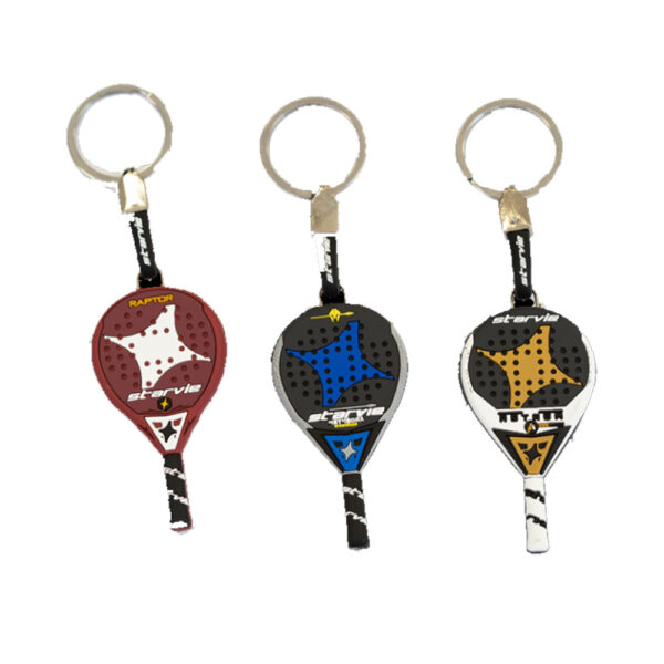 StarVie Padel Racket Keyrings (Set of 3) 2022