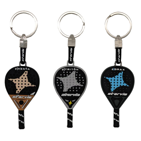 StarVie Padel Racket Keyrings (Set of 3) 2025