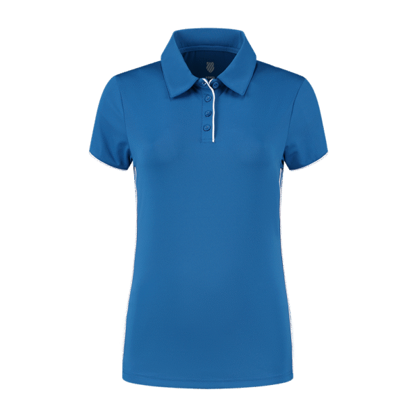 K-Swiss Womens Hypercourt Polo Top 4 (Classic Blue) - Size: Small