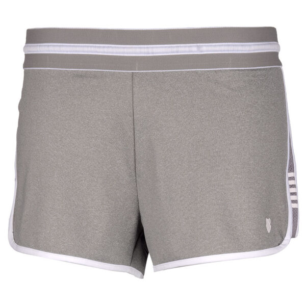 K-Swiss Women's Hypercourt Shorts - Size: Large | Colour: Light Grey