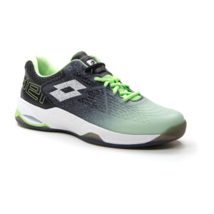 Lotto Mens Superrapida 100 Padel Shoes (Green Apple/White/Black) - Size: 6.5 UK