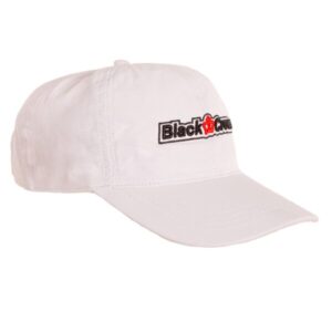 Black Crown Cap (White)